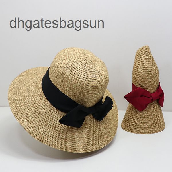 brand cap and carves sun li star's same bow straw hat new summer foldable fisherman's beach outdoor sunscreen 3wer, Blue;gray
brand cap and carves sun li star's same bow straw hat new summer foldable fisherman's beach outdoor sunscreen 3wer, Blue;gray