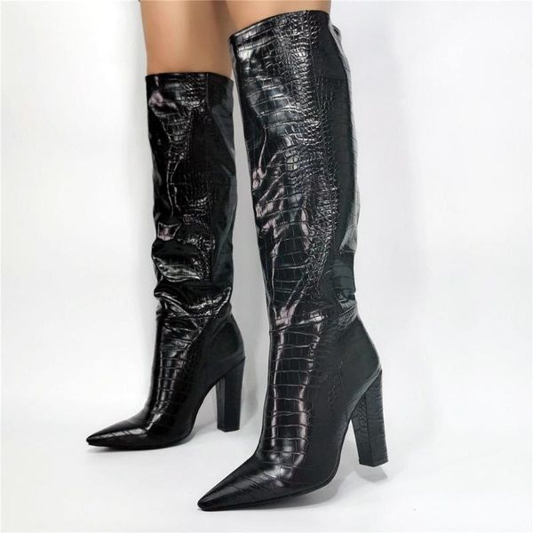 boots 2021 ladies cowboy western knee high women pointed toe pleated european style autumn winter thick heels woman, Black
boots 2021 ladies cowboy western knee high women pointed toe pleated european style autumn winter thick heels woman, Black