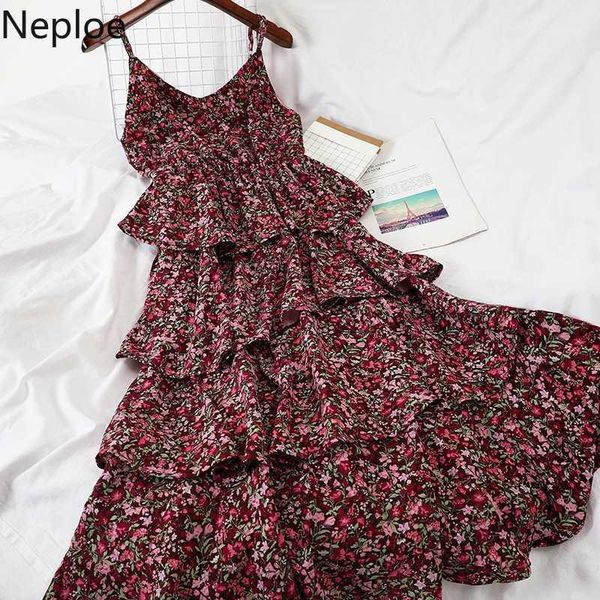 casual dresses neploe floral sling dress seaside holiday v-neck sleeveless 2021 summer high waist layered ruffle vestidos femme 4a8381, Black;gray
casual dresses neploe floral sling dress seaside holiday v-neck sleeveless 2021 summer high waist layered ruffle vestidos femme 4a8381, Black;gray
