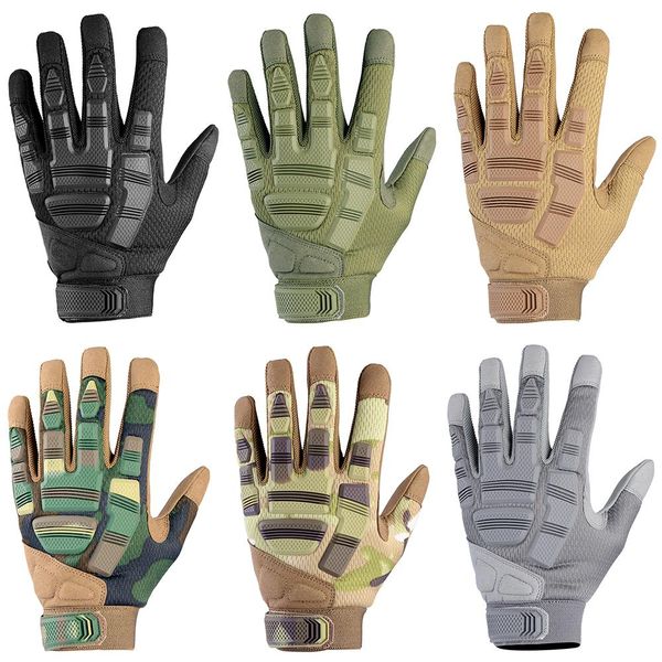 outdoor sport camouflage tactical gloves hiking cycling full finger guantes military army airsoft bicycle combat non-slip mens bbydla, Black
outdoor sport camouflage tactical gloves hiking cycling full finger guantes military army airsoft bicycle combat non-slip mens bbydla, Black