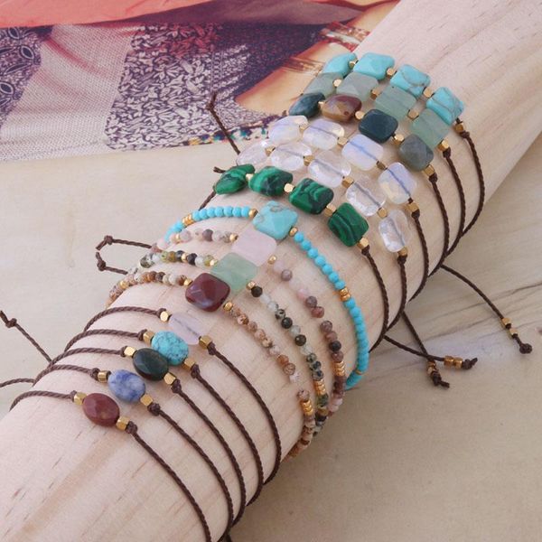 anklets neefu wofu bracelets natural stone beads bracelete stainless steel pulsera de piedra retro jewelry, Red;blue
anklets neefu wofu bracelets natural stone beads bracelete stainless steel pulsera de piedra retro jewelry, Red;blue
