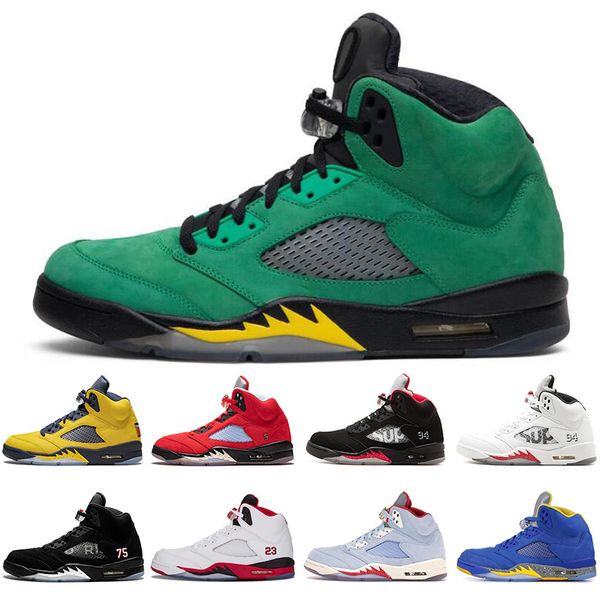 new jumpman 5 5s men basketball shoes fire red suede michigan black pro star white cement mens trainers sports sneakers size 7-13
new jumpman 5 5s men basketball shoes fire red suede michigan black pro star white cement mens trainers sports sneakers size 7-13