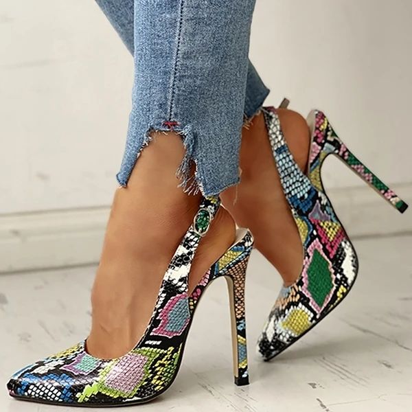 2021 women summer thin high heels new 10cm ankle strap sandals serpentine pointed flock pumps office party snake shoes 5psr, Black
2021 women summer thin high heels new 10cm ankle strap sandals serpentine pointed flock pumps office party snake shoes 5psr, Black