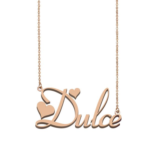 Dulce Custom Name Necklace Personalized Pendant for Men Women Birthday Gift Best Friends Jewelry 18k Gold Plated Stainless Steel, Silver
Dulce Custom Name Necklace Personalized Pendant for Men Women Birthday Gift Best Friends Jewelry 18k Gold Plated Stainless Steel, Silver