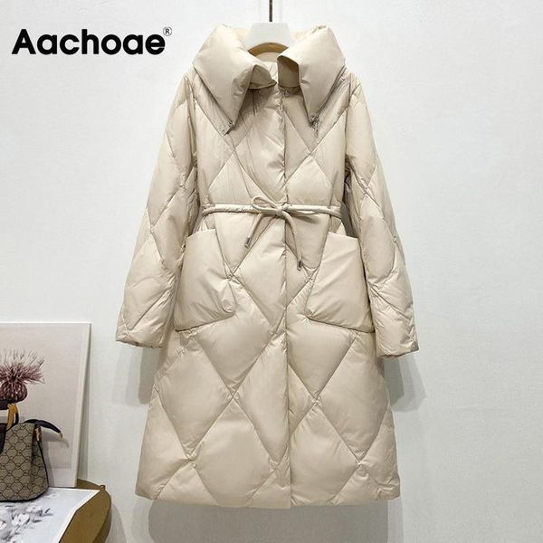 aachoae winter autumn thicken warm parka women long sleeve solid casual long coat female bandage pocket office coat outerwear, Black
aachoae winter autumn thicken warm parka women long sleeve solid casual long coat female bandage pocket office coat outerwear, Black