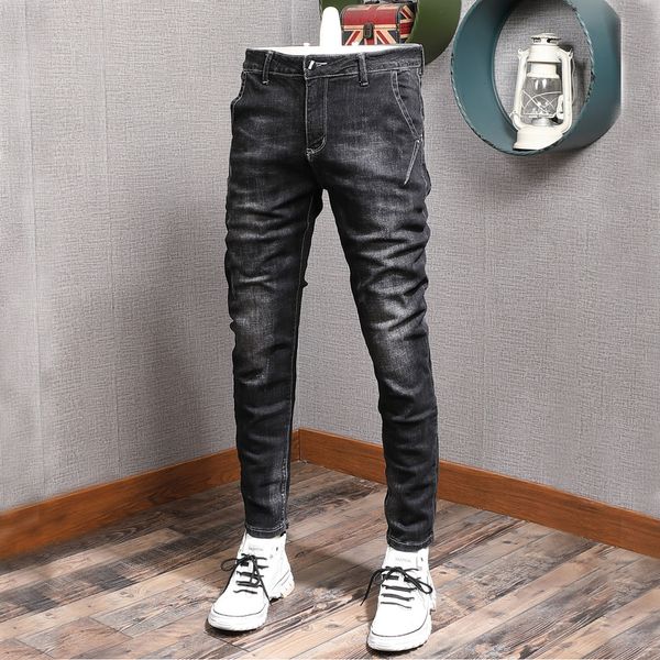 мужские джинсы корейский trend black denim jeans men regular / plus бархатные узкие джинсы 2021, Blue
мужские джинсы корейский trend black denim jeans men regular / plus бархатные узкие джинсы 2021, Blue