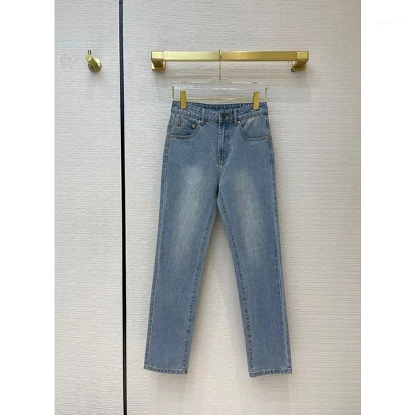 1.12 2021 new spring autumn fashion vintage embroidery decoration women temperament cotton washed denim trousers1, Blue
1.12 2021 new spring autumn fashion vintage embroidery decoration women temperament cotton washed denim trousers1, Blue