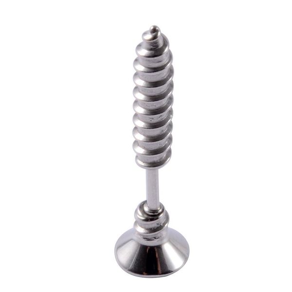 1pc surgical steel 16g cone labret lip bar ring screw shape ear cartilage tragus helix piercing ball earrings piercing jewelry q jllbmg, Silver
1pc surgical steel 16g cone labret lip bar ring screw shape ear cartilage tragus helix piercing ball earrings piercing jewelry q jllbmg, Silver