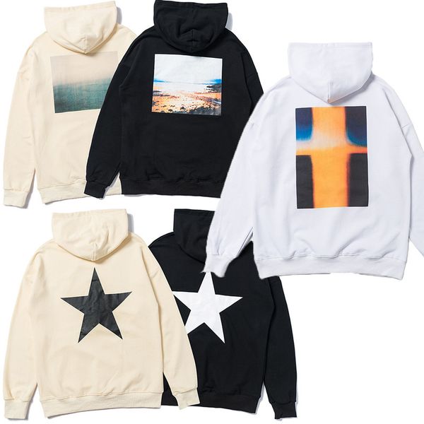 european and american fashion brand fog five-pointed star landscape pattern hooded sweater mens loose hoodie spring and autumn leisure sweat, Black
european and american fashion brand fog five-pointed star landscape pattern hooded sweater mens loose hoodie spring and autumn leisure sweat, Black
