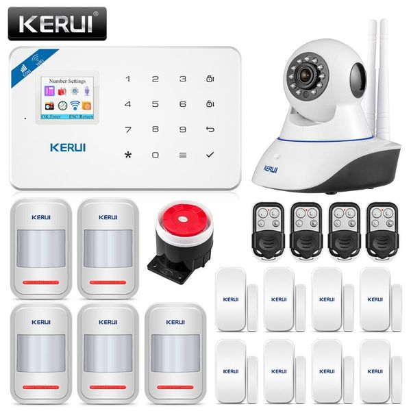 kerui w18 wireless anti-theft alarm system home security wifi gsm motion detection russian french spanish app remote alarm panel
kerui w18 wireless anti-theft alarm system home security wifi gsm motion detection russian french spanish app remote alarm panel