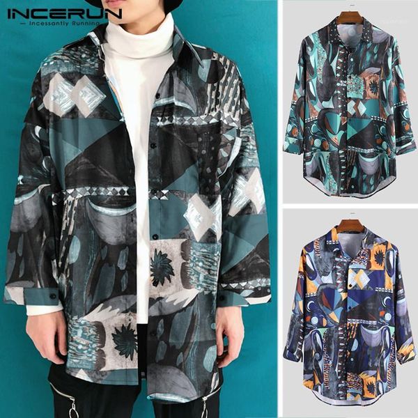 2019 fashion printing men brand shirt long sleeve korean style button hip-hop loose high street hawaiian shirts men incerun1, White;black
2019 fashion printing men brand shirt long sleeve korean style button hip-hop loose high street hawaiian shirts men incerun1, White;black