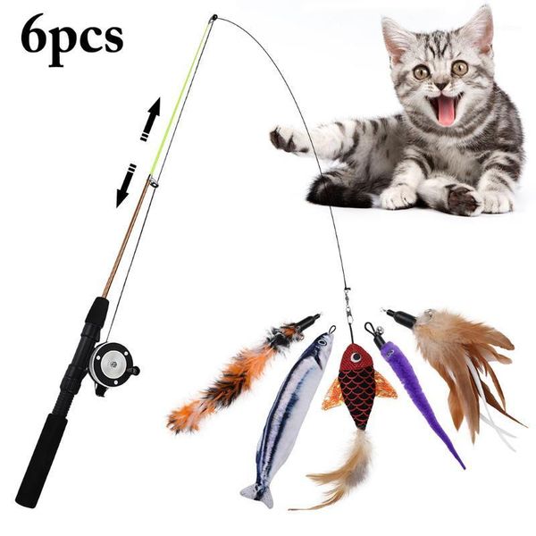 6pcs cute cat toy interactive kitten scratching teaser wand fish feather cat scratcher toys flexible wands with replacement head1
6pcs cute cat toy interactive kitten scratching teaser wand fish feather cat scratcher toys flexible wands with replacement head1