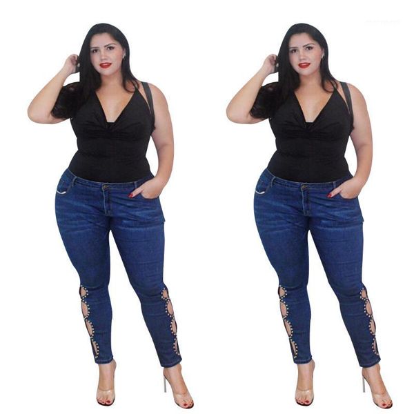 women's jeans sale women fashion plus size l-5xl skinny female mid-waist hole denim pencil pants ladies daily trousers d301, Blue
women's jeans sale women fashion plus size l-5xl skinny female mid-waist hole denim pencil pants ladies daily trousers d301, Blue