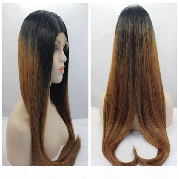 lovely cute ombre brown 30# silky straight long hair glueless brazilian synthetic lace front wigs for black women heat resistant fiber wig
lovely cute ombre brown 30# silky straight long hair glueless brazilian synthetic lace front wigs for black women heat resistant fiber wig