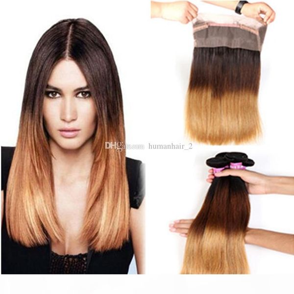 8a #1b 4 27 honey blonde ombre silky straight virgin human hair bundles with 360 lace band frontal closure three tone ombre hair, Black;brown
8a #1b 4 27 honey blonde ombre silky straight virgin human hair bundles with 360 lace band frontal closure three tone ombre hair, Black;brown