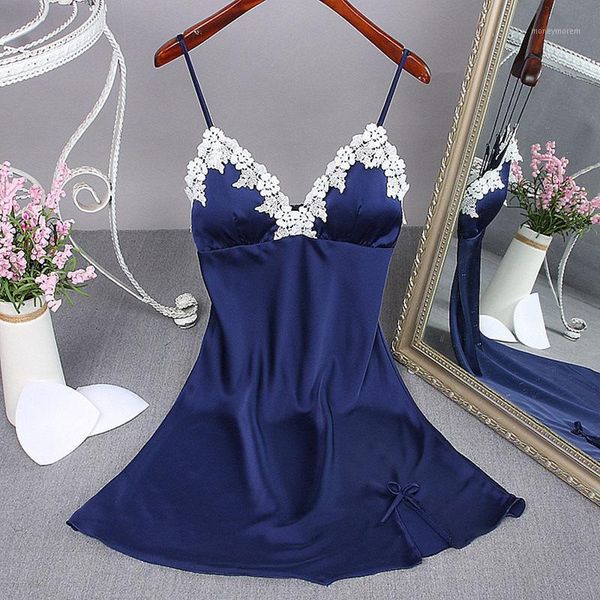 women's sleepwear women v-neck beach lingerie night dress sleeveless ladies satin nightgown plus size lace cover dresses pyjamas1, Black;red
women's sleepwear women v-neck beach lingerie night dress sleeveless ladies satin nightgown plus size lace cover dresses pyjamas1, Black;red