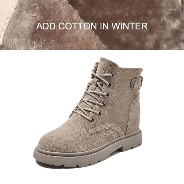 boots genuine leather shoes women warm cow ankle autumn winter footwear height increasing 6.5cm a16491, Black
boots genuine leather shoes women warm cow ankle autumn winter footwear height increasing 6.5cm a16491, Black