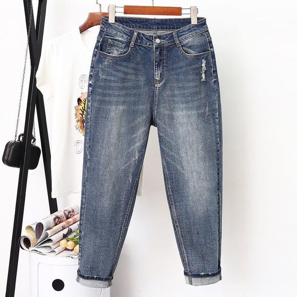 spring autumn ripped jeans for women jeans woman plus size xl-5xl casual high waist ladies vintage harem pants vaqueros mujer, Blue
spring autumn ripped jeans for women jeans woman plus size xl-5xl casual high waist ladies vintage harem pants vaqueros mujer, Blue