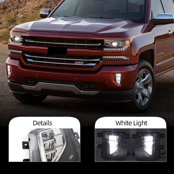 1pair led daytime running lights for chevrolet silverado 1500 2016 2017 2018 drl relay daylight foglamp assembly
1pair led daytime running lights for chevrolet silverado 1500 2016 2017 2018 drl relay daylight foglamp assembly