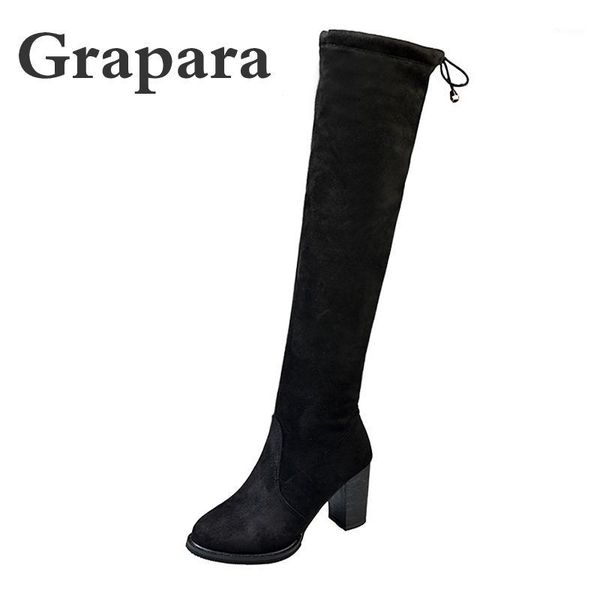2020 new fashion women boots woman flock thick high heels platform shoes slip on short plush knee high boots female grapara1, Black
2020 new fashion women boots woman flock thick high heels platform shoes slip on short plush knee high boots female grapara1, Black