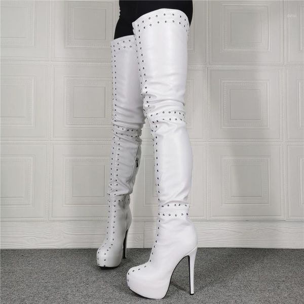 plus size 34-47 platform women's leather over the knee boots woman high heels long botas mujer 2021 winter pumps ladies shoes1, Black
plus size 34-47 platform women's leather over the knee boots woman high heels long botas mujer 2021 winter pumps ladies shoes1, Black