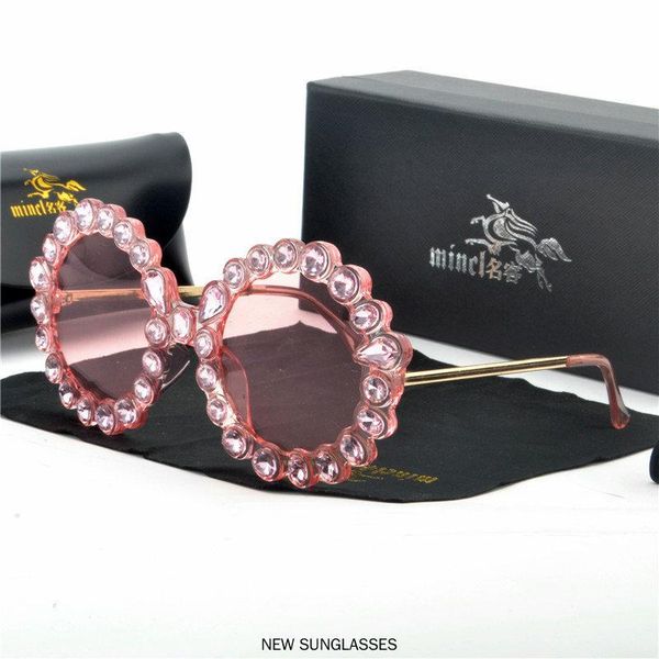 sunglasses women diamond round vintage mens glasses alloy frame brand designer 2021 fml, White;black
sunglasses women diamond round vintage mens glasses alloy frame brand designer 2021 fml, White;black