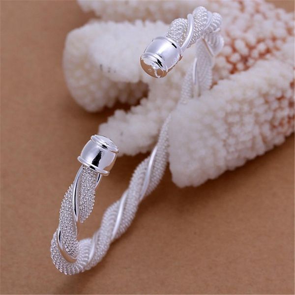 christmas gift silver color jewelry beautiful female wire mesh bangle bracelet jewelry for women men b020 h bbyyom, Black
christmas gift silver color jewelry beautiful female wire mesh bangle bracelet jewelry for women men b020 h bbyyom, Black