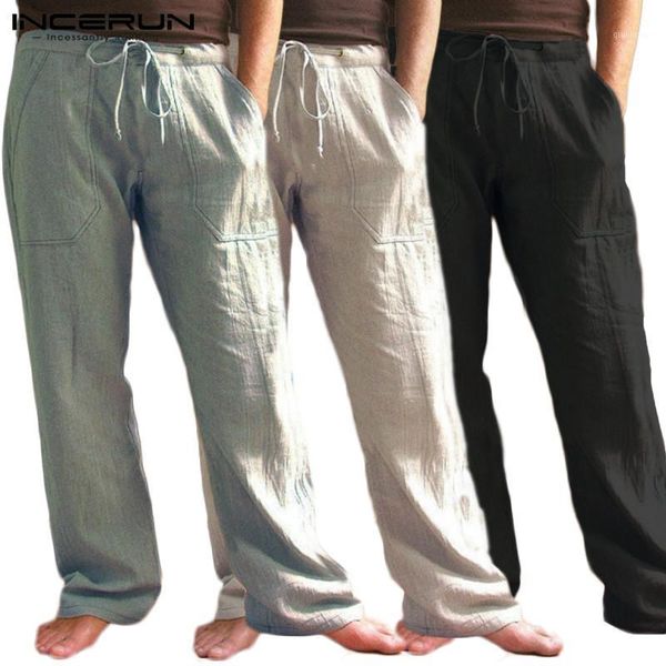 incerun casual street men pure color straight leg pants loose elastic waist sweatpants joggers fashion joker mens cotton trouser1, Black
incerun casual street men pure color straight leg pants loose elastic waist sweatpants joggers fashion joker mens cotton trouser1, Black