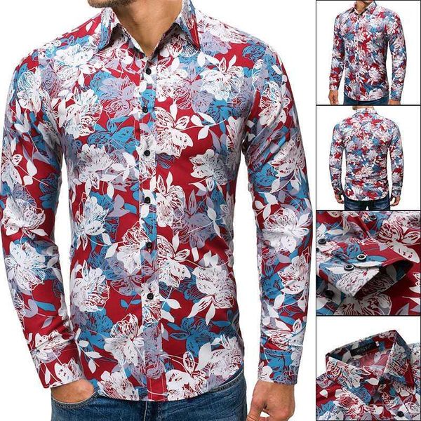 men's dress shirts 2021 autumn men's wear printing lapel man long sleeve flower shirt loose will size cs771, White;black
men's dress shirts 2021 autumn men's wear printing lapel man long sleeve flower shirt loose will size cs771, White;black