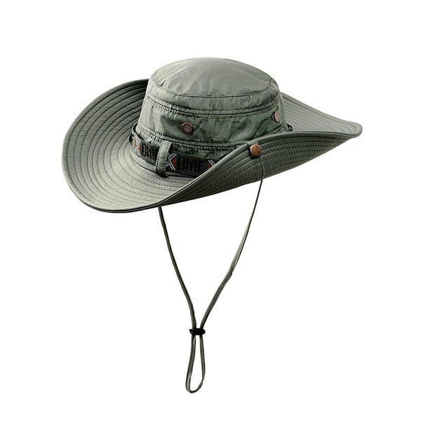 cloches cool western cowboy hats men sun visor cap women travel performance chapeu tactical bucket boonie nepalese