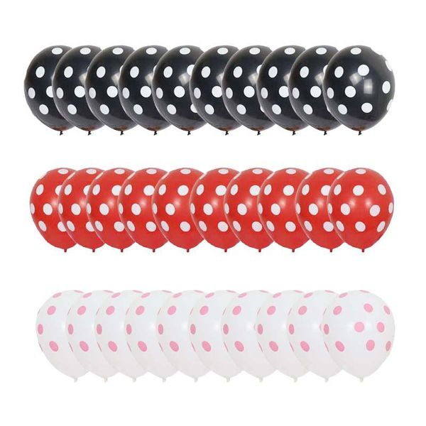 party decoration 30pcs 12inch black red polka dot latex balloon air globos birthday presents balloons wedding decorations
party decoration 30pcs 12inch black red polka dot latex balloon air globos birthday presents balloons wedding decorations