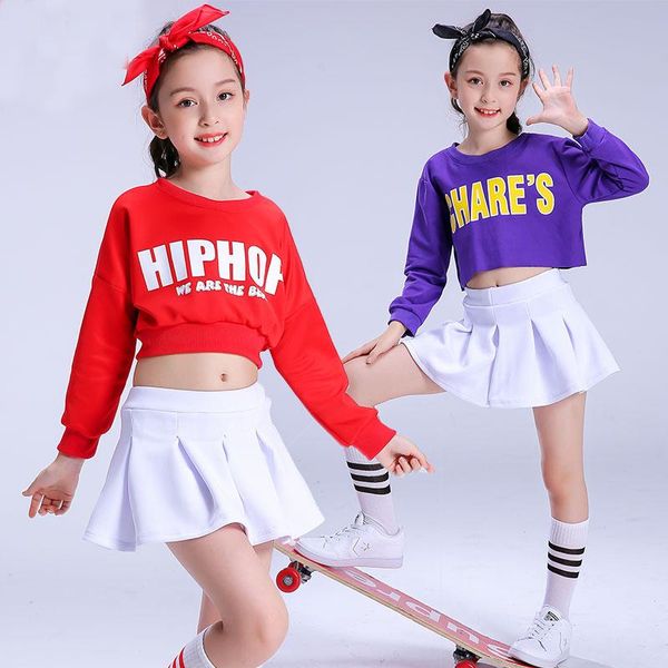 stage wear fashion children jazz dance clothing girls street hip hop costumes kids performance party clothes sets, Black;red 
stage wear fashion children jazz dance clothing girls street hip hop costumes kids performance party clothes sets, Black;red