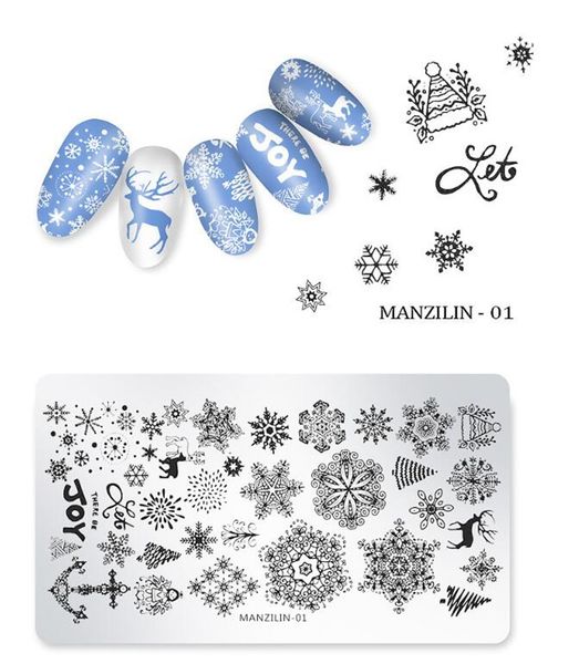 snowflake nail stamping plates christmas xmas stamp templates leopard snow image printing stencil tool, White
snowflake nail stamping plates christmas xmas stamp templates leopard snow image printing stencil tool, White