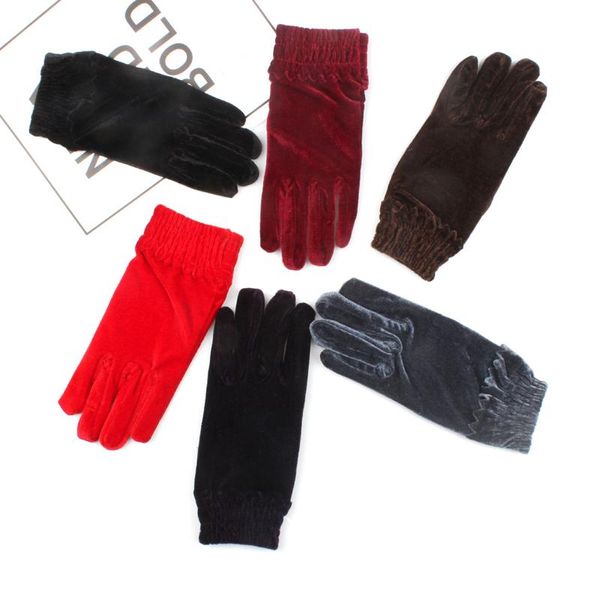 autumn winter women gloves solid fashion warm 6 colors velvet ladies drive thickening thick etiquette warmth handmade, Blue;gray
autumn winter women gloves solid fashion warm 6 colors velvet ladies drive thickening thick etiquette warmth handmade, Blue;gray