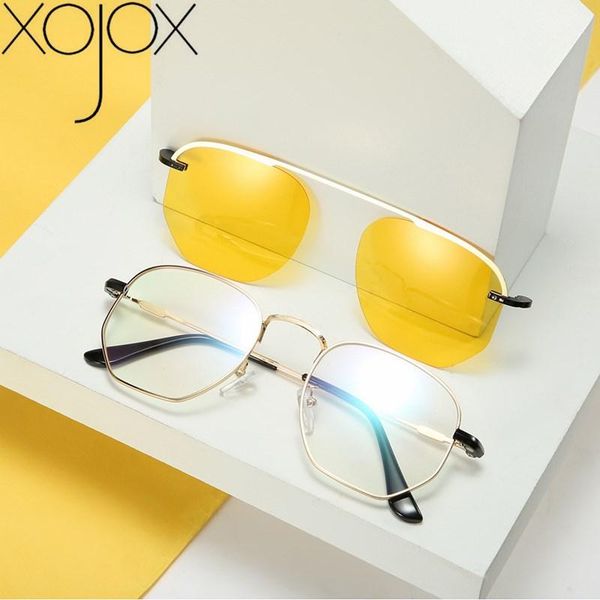 xojox magnetic cover mirror sunglasses fashion men driving polarized sunglasses multi-purpose alloy myopia glasses frame women1, White;black
xojox magnetic cover mirror sunglasses fashion men driving polarized sunglasses multi-purpose alloy myopia glasses frame women1, White;black