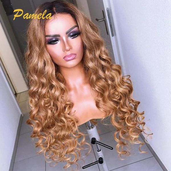 lace wigs 13x4 frontal human hair 1b/27 ombre honey blonde loose deep wave 250% density brown front, Black;brown
lace wigs 13x4 frontal human hair 1b/27 ombre honey blonde loose deep wave 250% density brown front, Black;brown