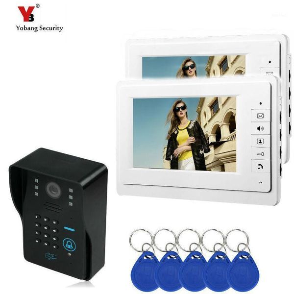 video door phones yobang security 7" lcd 2 white monitors rfid password phone intercom doorbell with camera access control system1
video door phones yobang security 7" lcd 2 white monitors rfid password phone intercom doorbell with camera access control system1