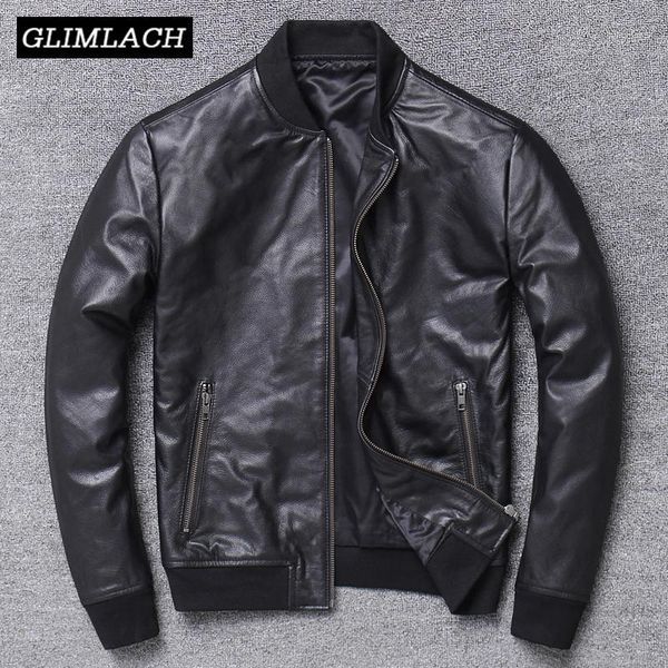men's leather & faux 2021 men 100% cowhide real cow jacket bomber genuine coat autumn slim motorcycle flight jacket1, Black
men's leather & faux 2021 men 100% cowhide real cow jacket bomber genuine coat autumn slim motorcycle flight jacket1, Black