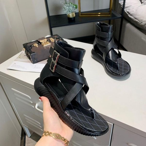 platform woman sandals genuine leather solid color summer outdoor beach ladies sandals luxury designer 2020 new zapatos de mujer, Black
platform woman sandals genuine leather solid color summer outdoor beach ladies sandals luxury designer 2020 new zapatos de mujer, Black
