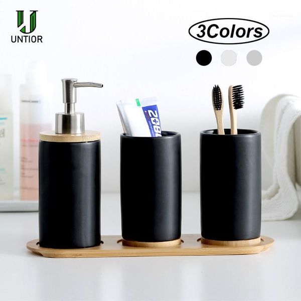 bath accessory set untior 3pcs ceramic bathroom accessories fashion soap dispenser toothbrush holder tumbler household product1
bath accessory set untior 3pcs ceramic bathroom accessories fashion soap dispenser toothbrush holder tumbler household product1