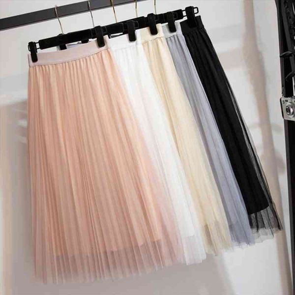 womens tulle plain pleated skirt black beige white pink grey mesh midi skirt high waist woman skirts 3 layers
womens tulle plain pleated skirt black beige white pink grey mesh midi skirt high waist woman skirts 3 layers