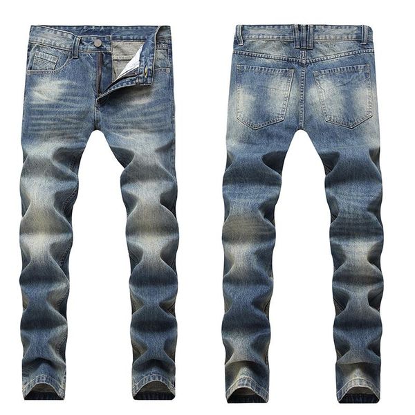 jeans men 2021 men's casual pants men trendy brand pants korean style slim denim straight hole mid-waist, Blue
jeans men 2021 men's casual pants men trendy brand pants korean style slim denim straight hole mid-waist, Blue