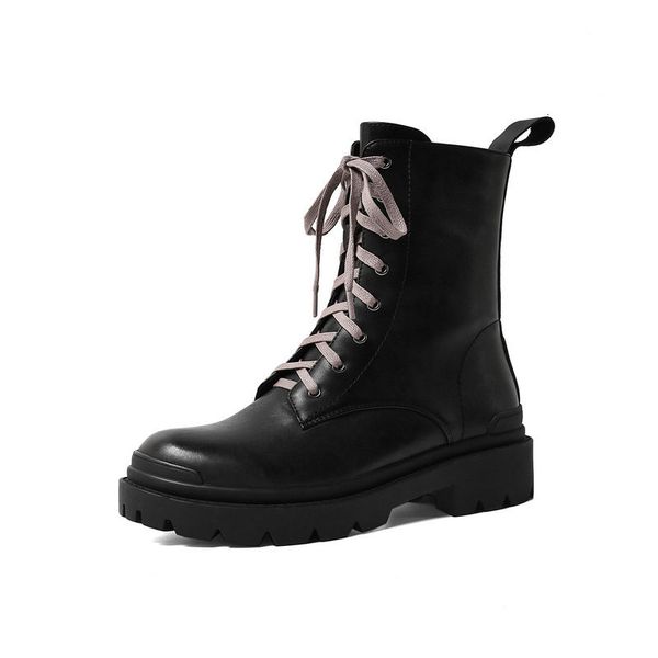 2021 new genuine leather ankle boots winter warm women party basic shoes woman chunky heels mlg7, Black
2021 new genuine leather ankle boots winter warm women party basic shoes woman chunky heels mlg7, Black