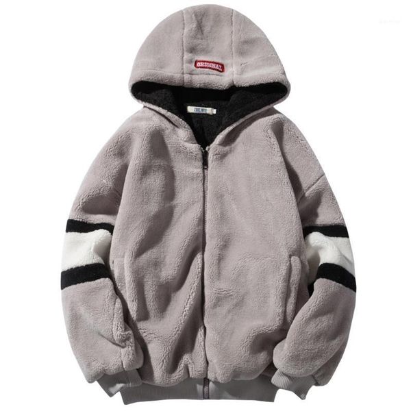 2020 lamb wool cotton jacket men's coat korean fashion handsome plus velvet padded loose bf student casual cotton jacket men1, Black
2020 lamb wool cotton jacket men's coat korean fashion handsome plus velvet padded loose bf student casual cotton jacket men1, Black