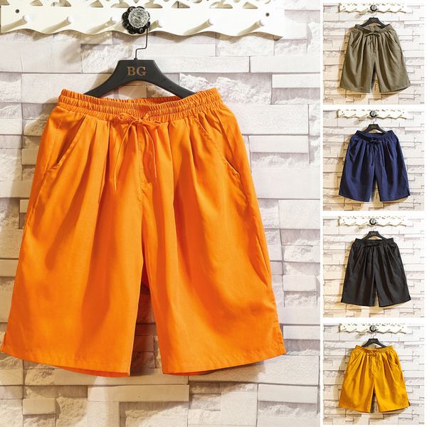 summer new solid color loose large thin beach shorts men's fattening oversized casual pants, White;black
summer new solid color loose large thin beach shorts men's fattening oversized casual pants, White;black