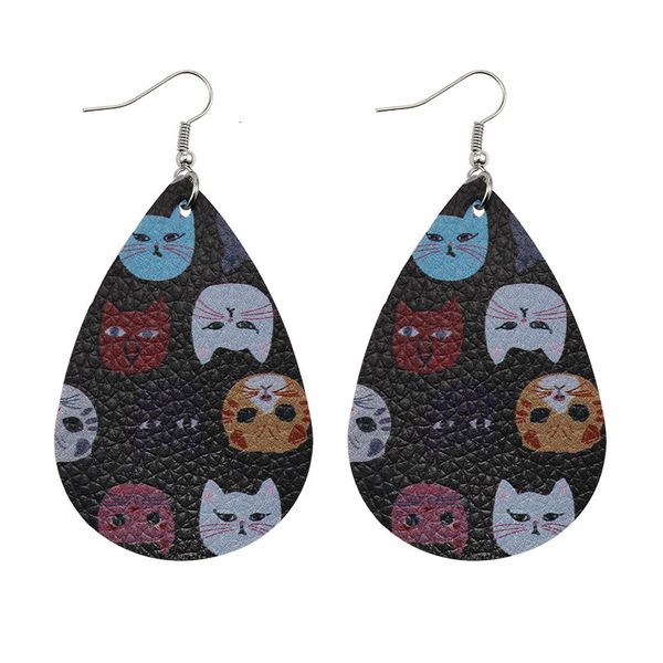 printig pu cat dog animal owl for women leather dangle drop earrings waterdrop earing party designer jewelry gift, Golden
printig pu cat dog animal owl for women leather dangle drop earrings waterdrop earing party designer jewelry gift, Golden