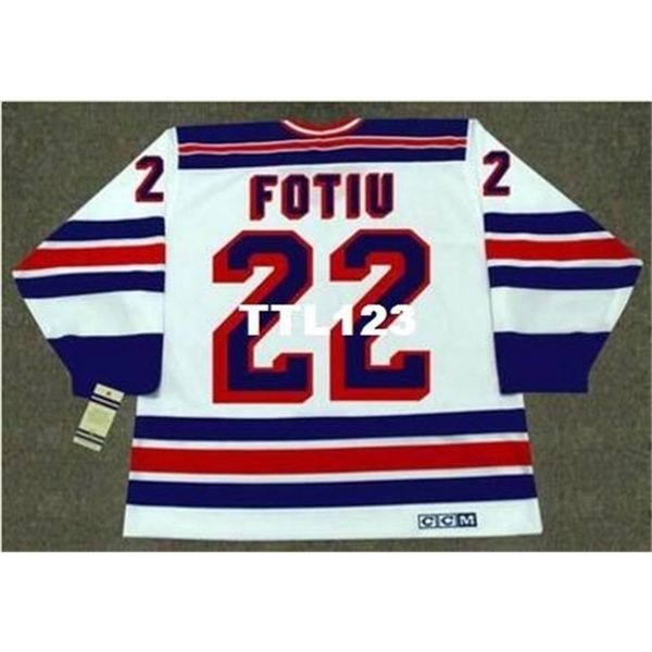 121s #22 nick fotiu new york rangers 1982 ccm vintage retro home hockey jersey or custom any name or number retro jersey, Black
121s #22 nick fotiu new york rangers 1982 ccm vintage retro home hockey jersey or custom any name or number retro jersey, Black