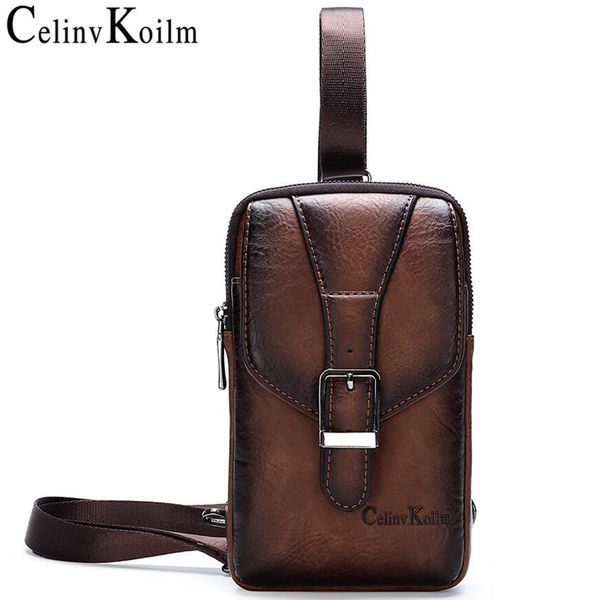celinv koilm brand men leather bag fashion small crossbody shoulder bags couples sling chest messenger bag casual brown c1016
celinv koilm brand men leather bag fashion small crossbody shoulder bags couples sling chest messenger bag casual brown c1016