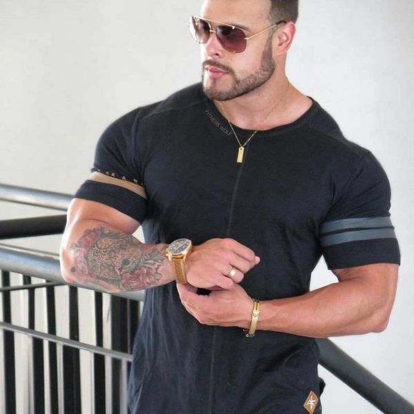 2021 new men t shirt men's sportss t-shirt summer male gyms fitness bodybuilding workout shirts short sleeves tees clothing, White;black
2021 new men t shirt men's sportss t-shirt summer male gyms fitness bodybuilding workout shirts short sleeves tees clothing, White;black