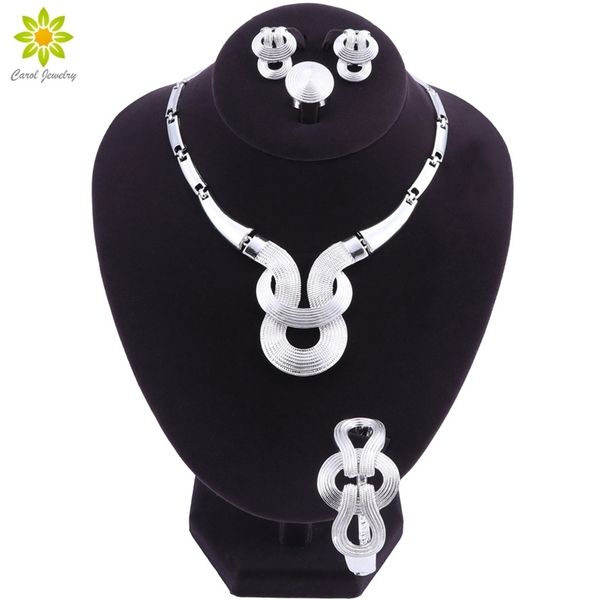 fashion african nigerian wedding silver-color beads jewelry set bridal necklace earrings bracelet ring 201222, Slivery;crystal
fashion african nigerian wedding silver-color beads jewelry set bridal necklace earrings bracelet ring 201222, Slivery;crystal